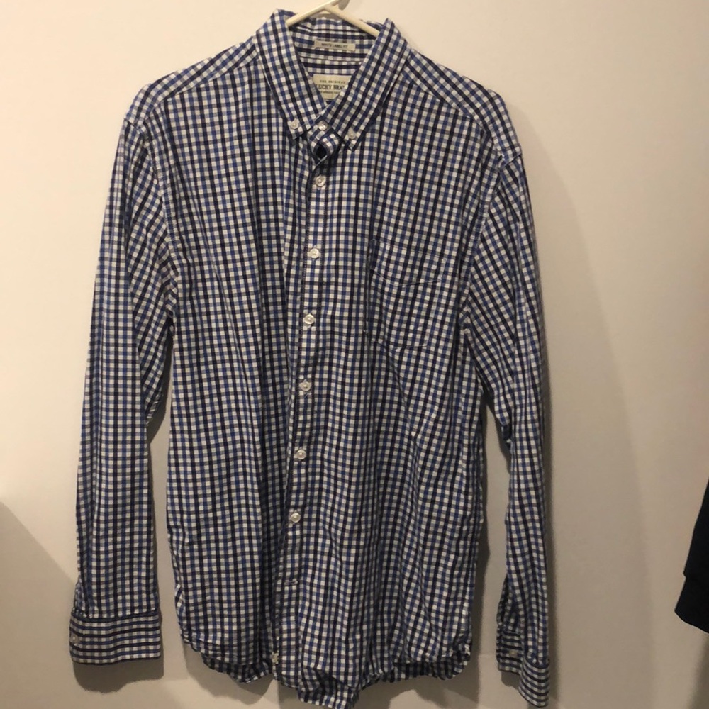 Lucky Brand Jeans plaid button down